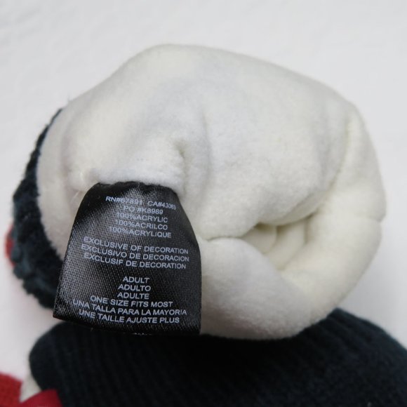 TEAM USA Womens Knit Mittens Gloves Size Adult Winter Olympic Red White Blue - Picture 5 of 7